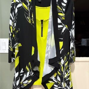 Frank Lyman Design Floral Blazer with separate tank bright colors , size 14